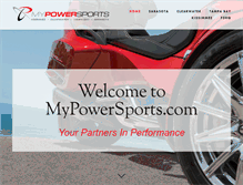Tablet Screenshot of mypowersports.com